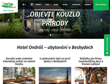 Tablet Screenshot of hotelondras.com
